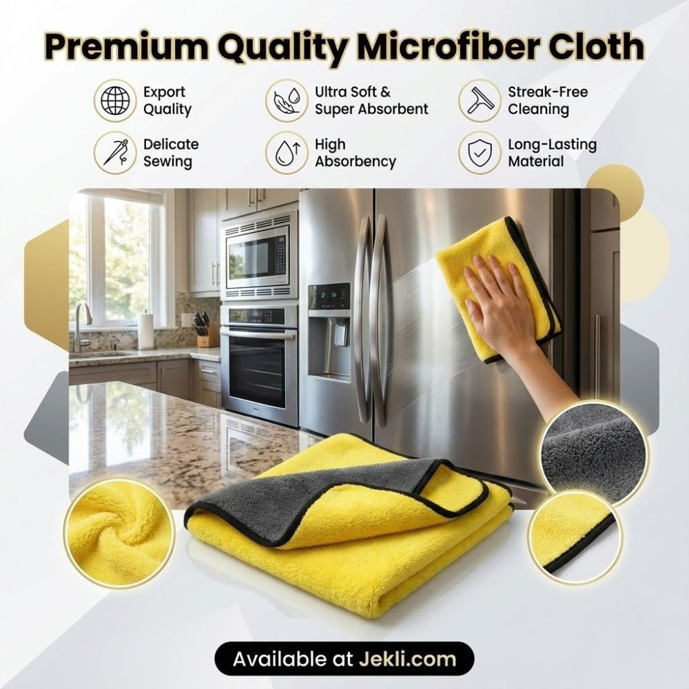 Premium Microfiber Cleaning Cloth – Soft & Absorbent