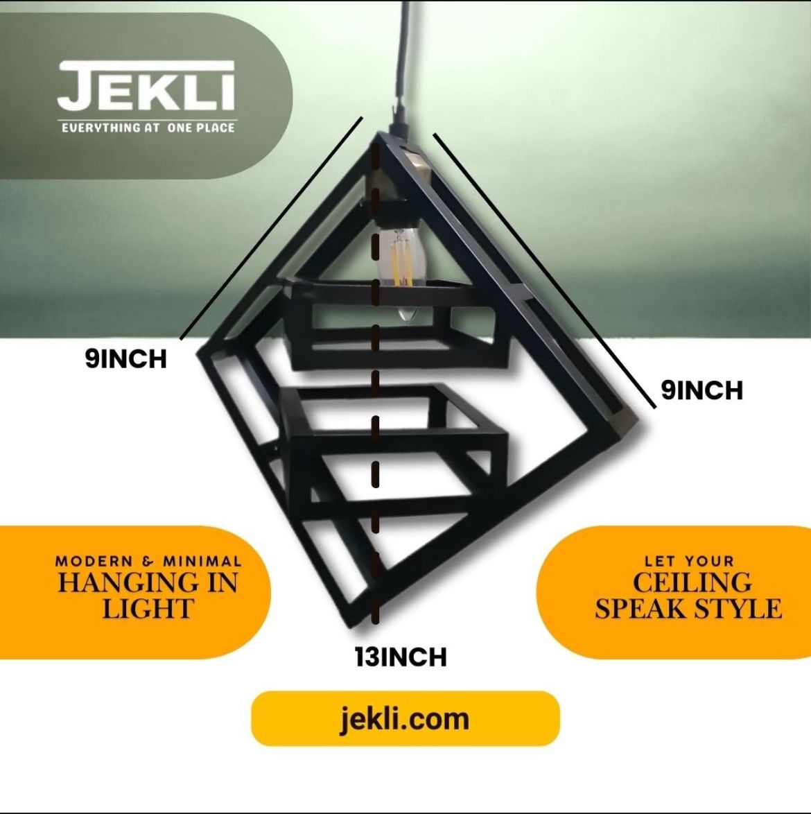 Luxury Layered Geometric Pendant Light – Jekli