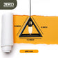 Minimalist Metal Wall Triangle Lamp I Jekli