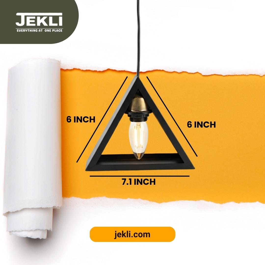 Minimalist Metal Wall Triangle Lamp I Jekli
