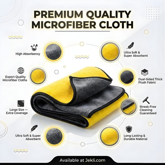 Premium Microfiber Cleaning Cloth – Soft & Absorbent