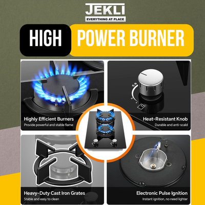 Gas Stove 2 Burner, Propane Cooktop 12 Inch,