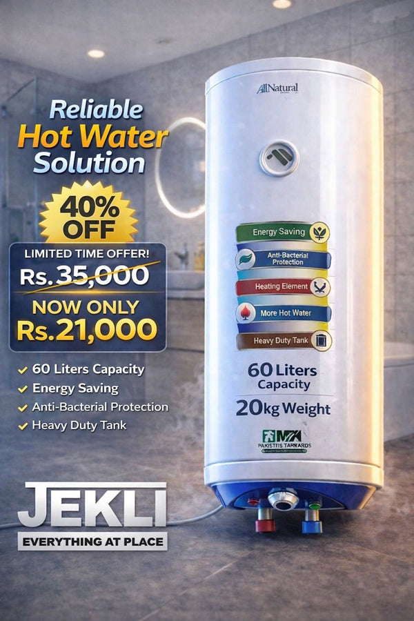 Gauge Geyser | Gas + Electric | Stainless Steel & Color Body