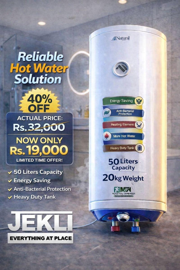 Gauge Hybrid Geyser (Gas + Electric) | High-Pressure Water Heater | 30 & 50 Gallon